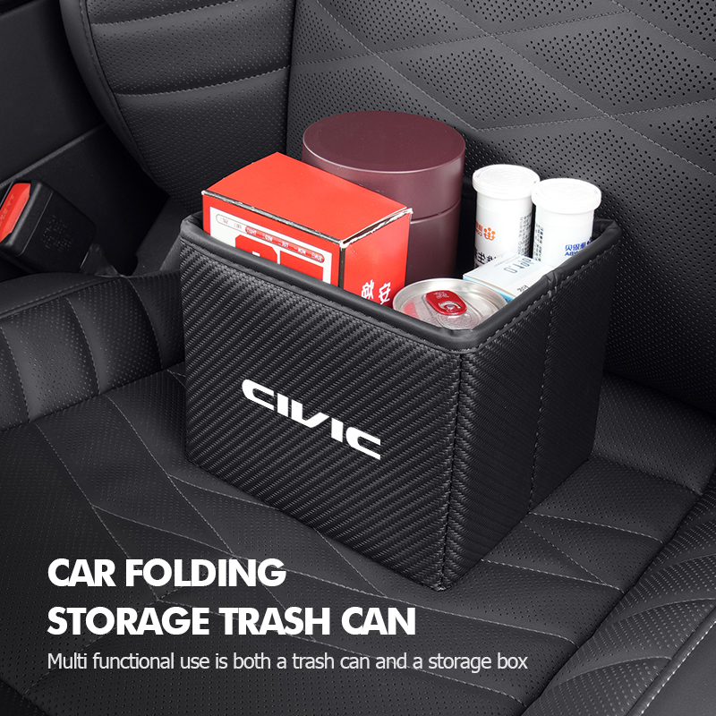 Poubelle de voiture pliable, s - Waterproof Car Trash Can With Lid avis et prix