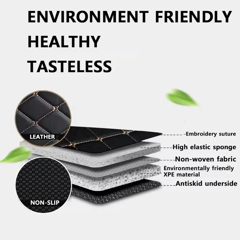 Tapis de sol de voiture en cui - Car Floor Mats Universal Waterproof Leather avis et prix