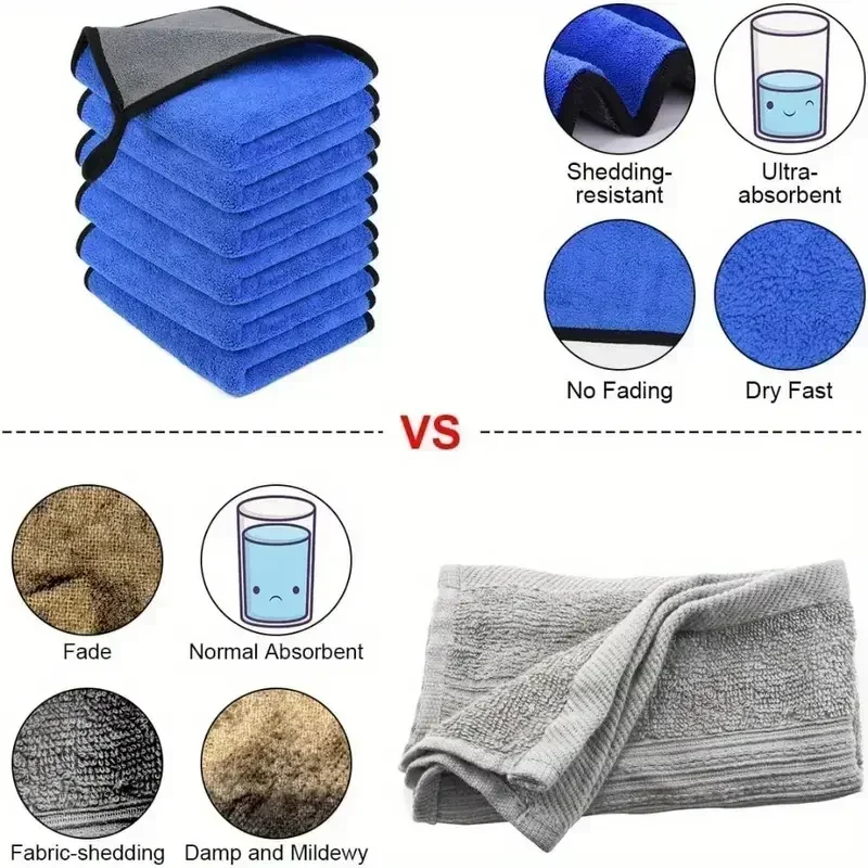 Serviette de lavage de voiture - Microfiber Car Drying Towel Super Absorbent avis et prix