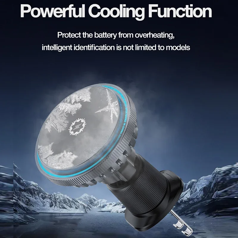 Support de téléphone magnétiqu - Wireless Car Charger Mount Fast Charging avis et prix