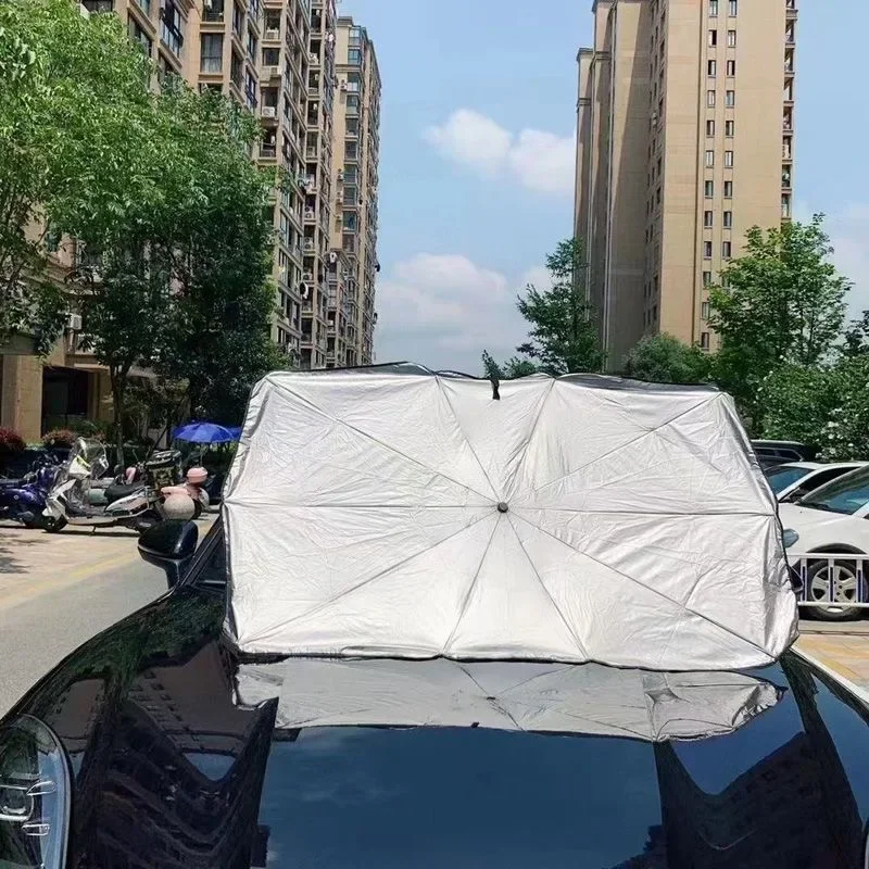 Parasol pare-soleil pliable po - Car Sunshade Windshield Umbrella Foldable avis et prix