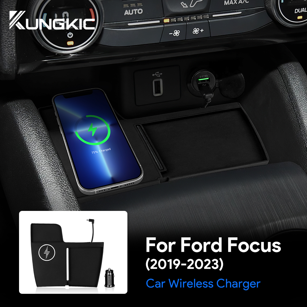 Support de charge rapide sans  - Wireless Car Charger Mount Fast Charging avis et prix