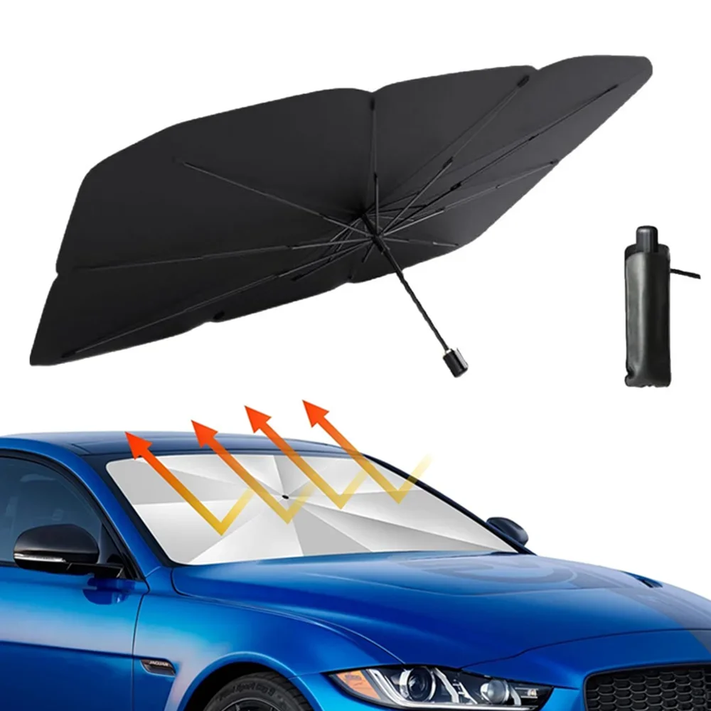 Parasol pare-soleil portable p - Car Sunshade Windshield Umbrella Foldable avis et prix