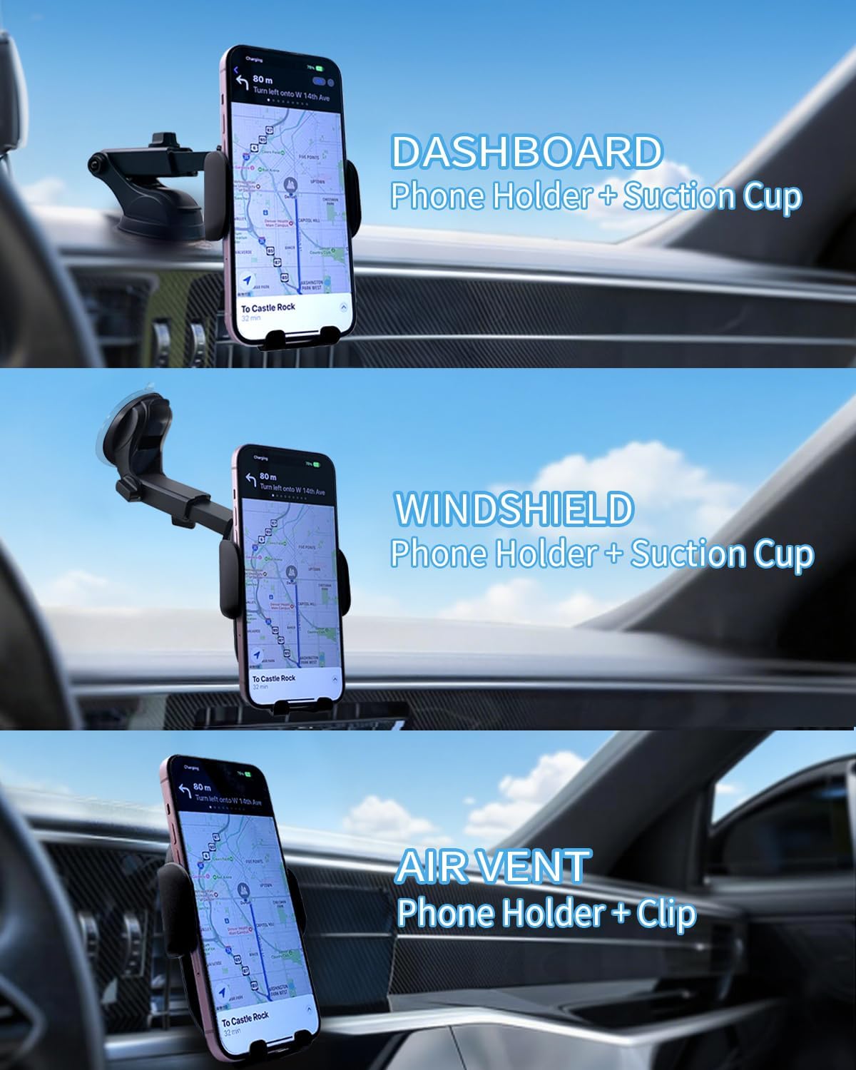 Support de chargeur de voiture - Wireless Car Charger Mount Fast Charging avis et prix