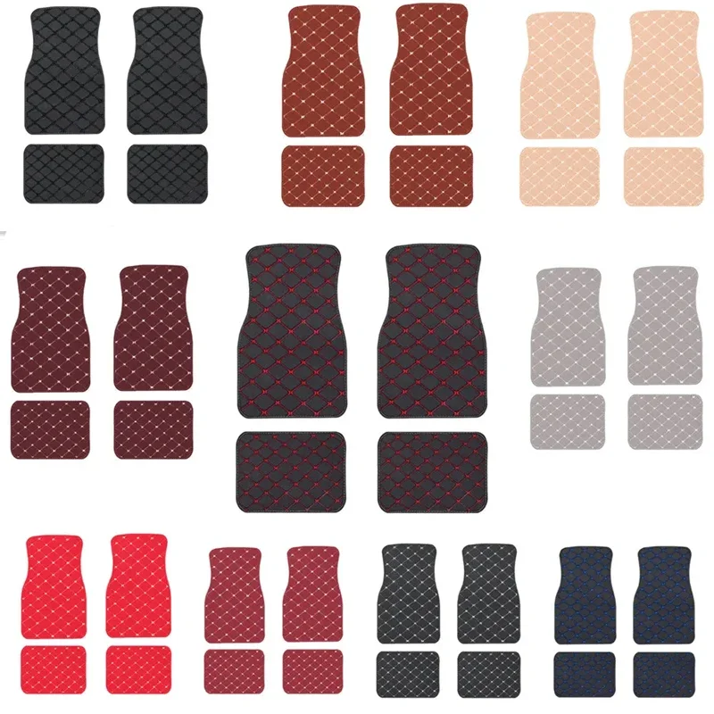 Tapis de sol pour voiture, 4 p - Car Floor Mats Universal Waterproof Leather avis et prix