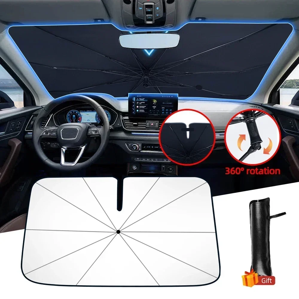 Pare-soleil pliable pour pare- - Car Sunshade Windshield Umbrella Foldable avis et prix